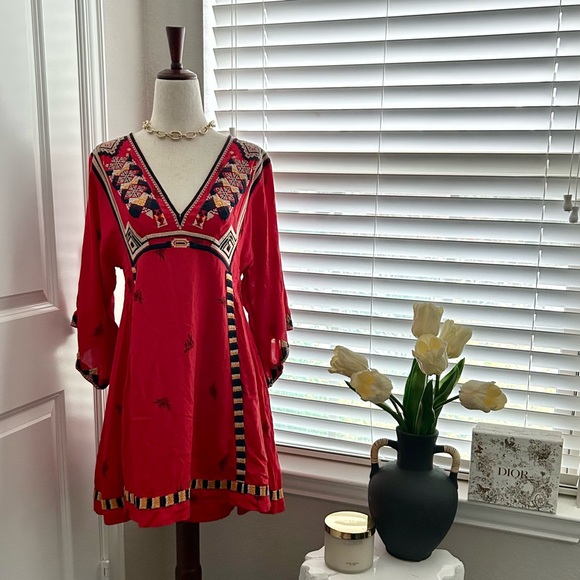 Free People Tulum Embroidered Tunic - Picture 2 of 10